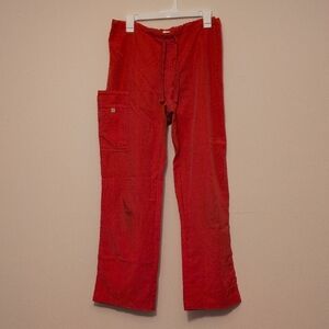 Men's Red Casual Pants